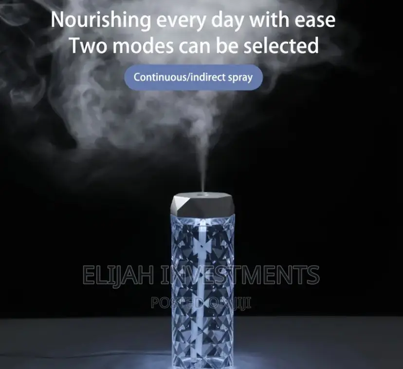 1 Litres Crystal Night Lamp Air Humidifier