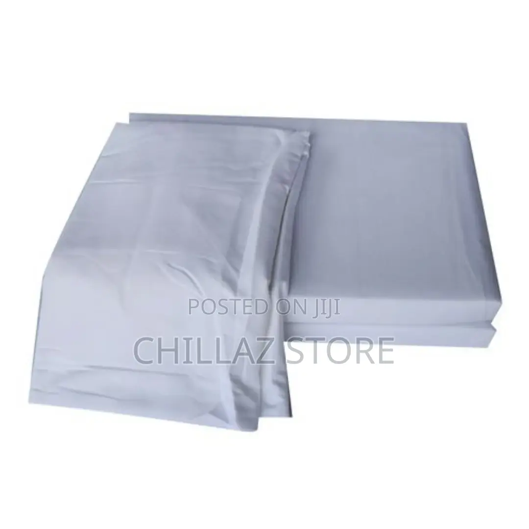 100% 6×6 Cotton Fitted Bedsheets, 4 Pillow Covers