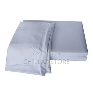 100% 6×6 Cotton Fitted Bedsheets, 4 Pillow Covers