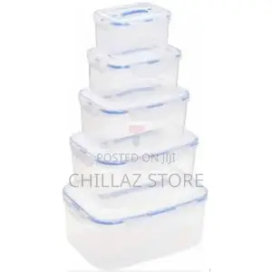 5 Piece Airtight Food Storage Containerstins With Lids,Multi