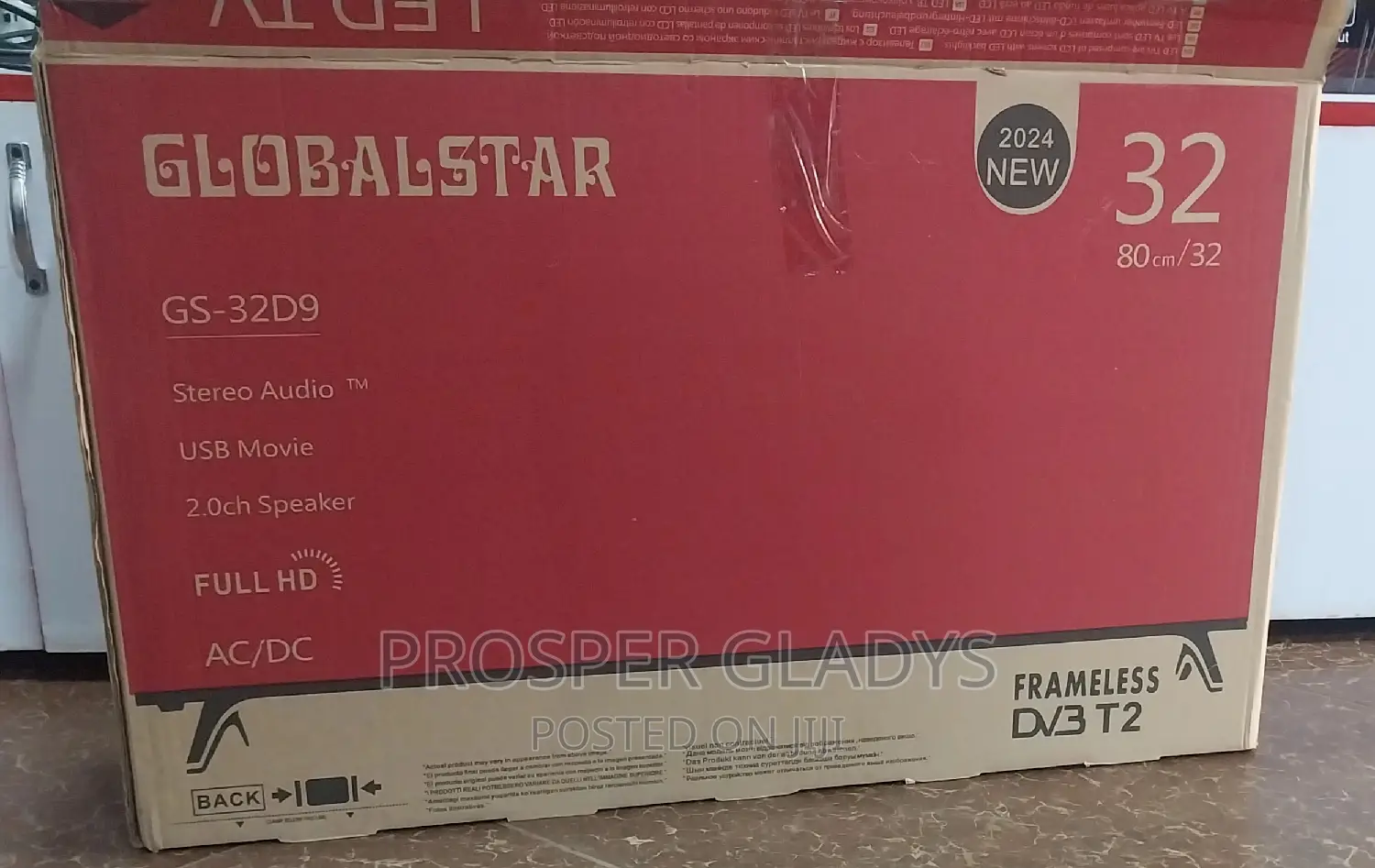 32 Inches Led Global Star Digital Flat Screen Flameless