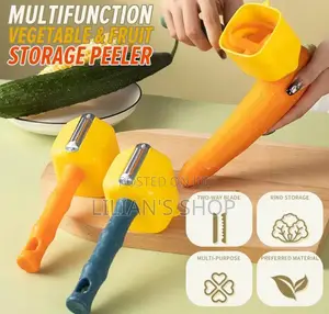 Multifunction Vegetable and Fruit Storage Peeler