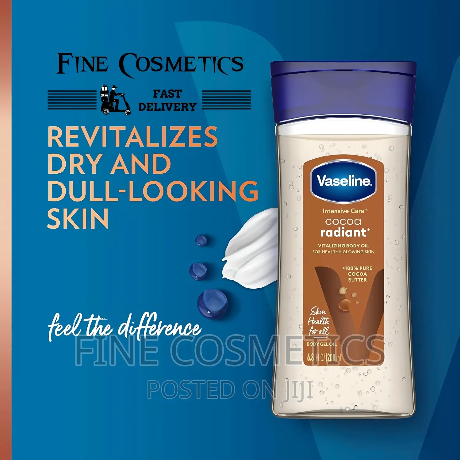 Vaseline Dry Skin Glowing Gels | Moisturising Body Oils.