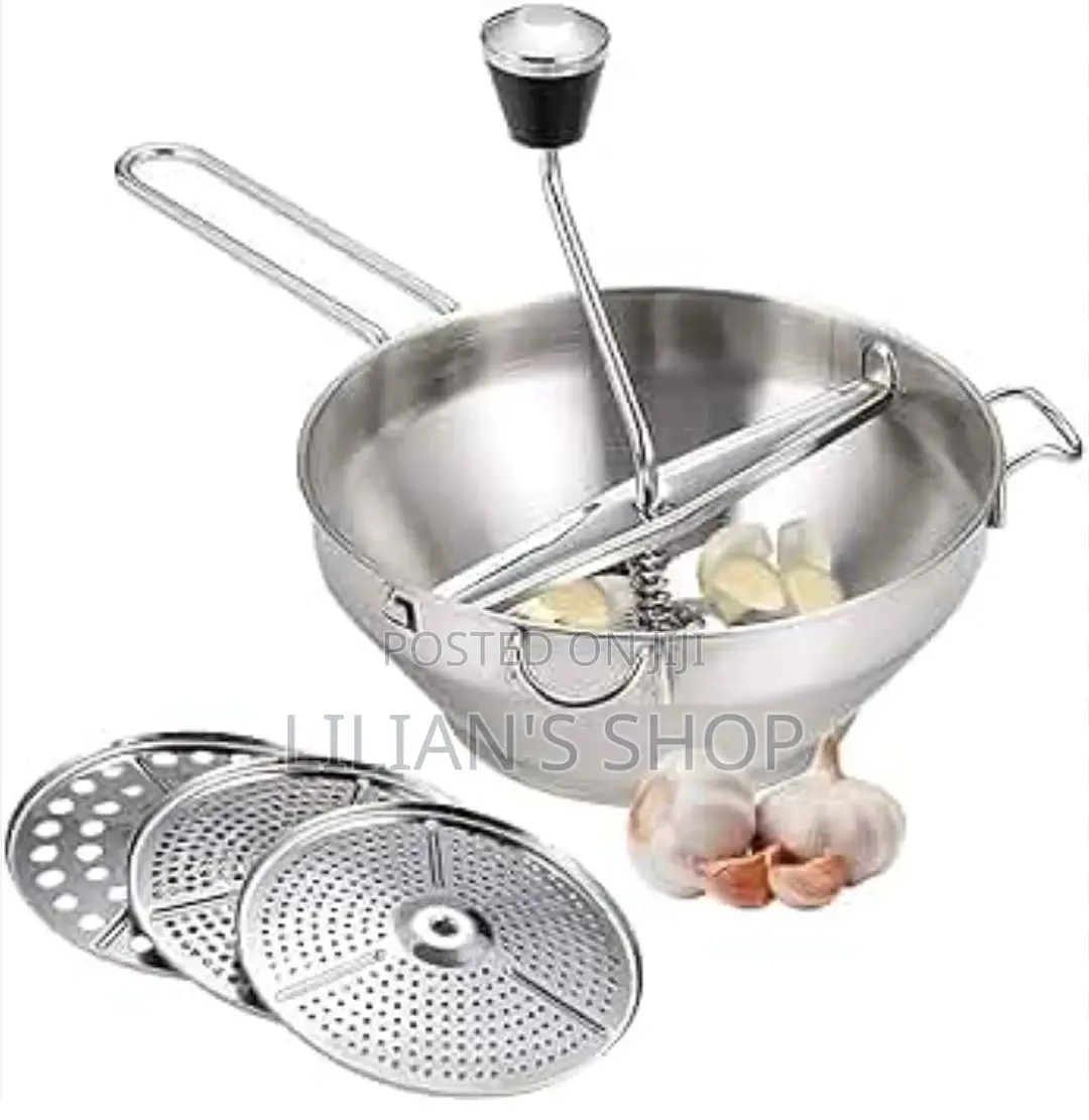 Potatoe Masher Food Mill for Straining Grating Fruits
