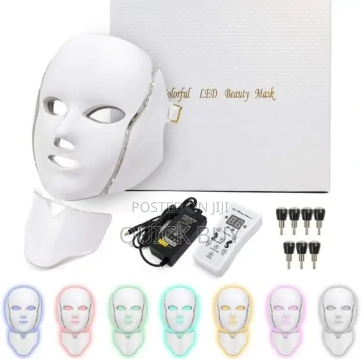 7 Colors Led Face Mask For Facial And Neck