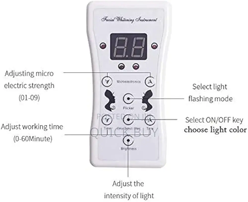 7 Colors Led Face Mask For Facial And Neck