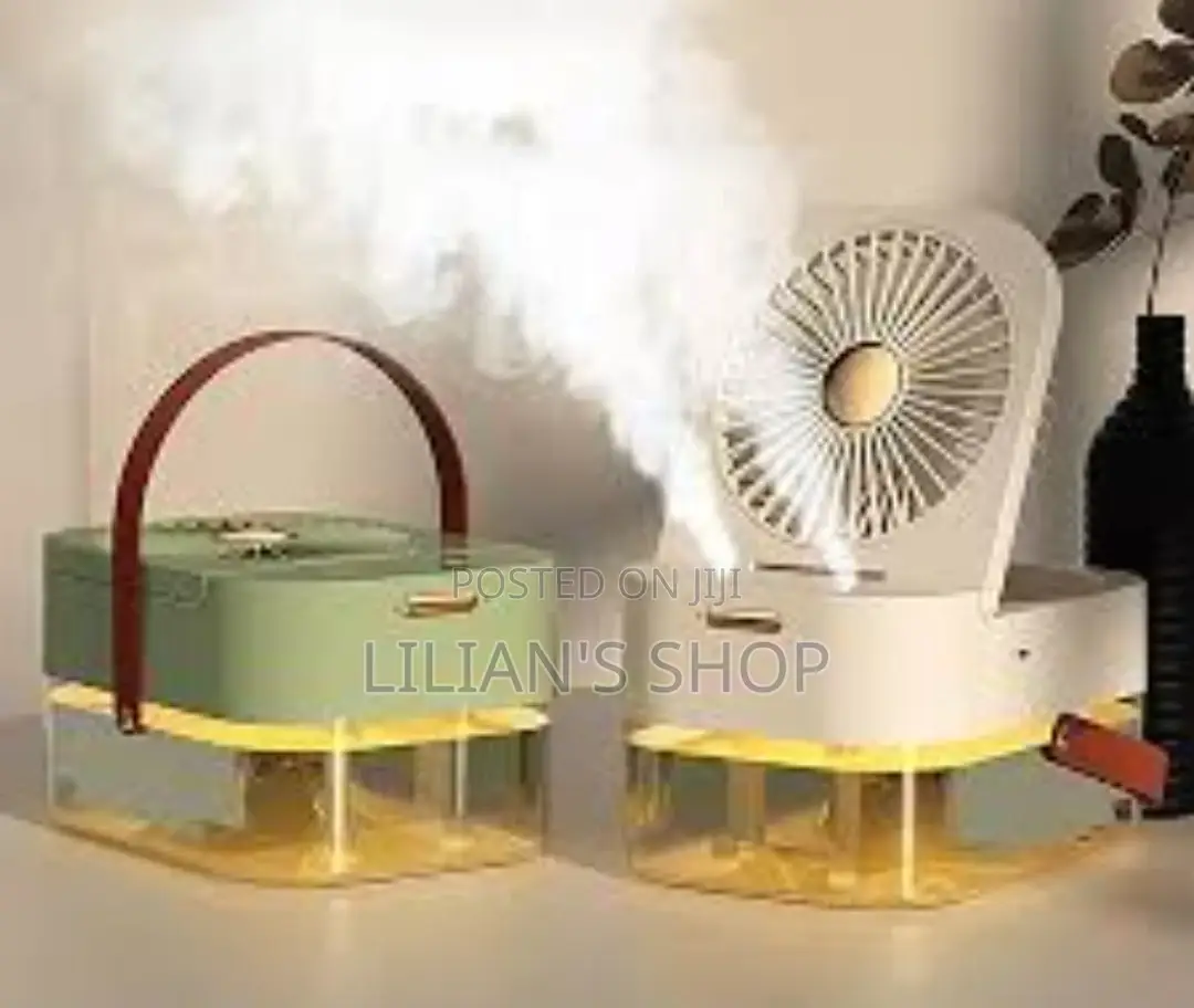 Foldable Table/Desk Fan Intelligent Humidifier