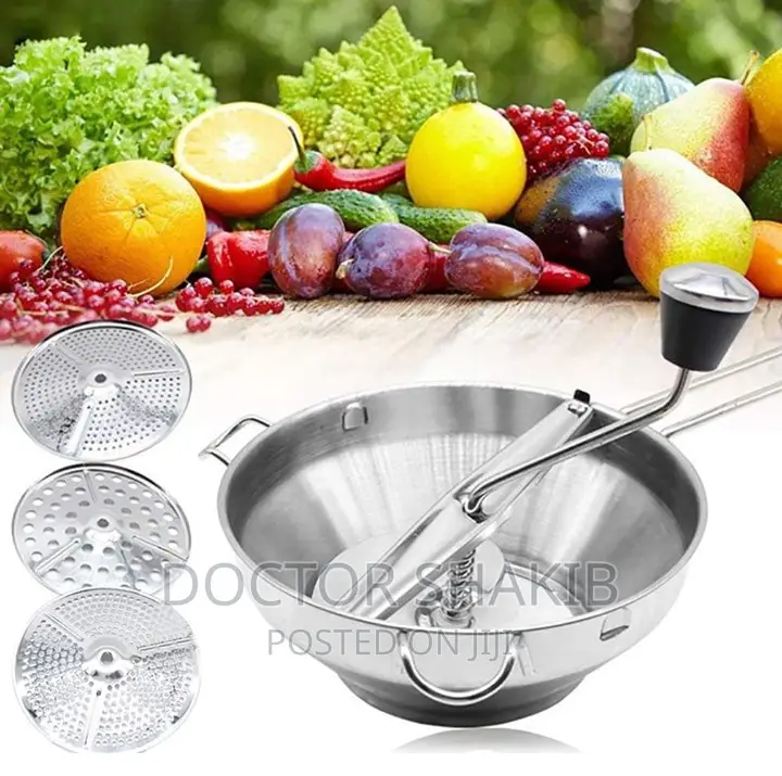 Exceptional Stainless Steel Tomato Grinder
