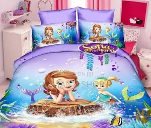 Kids Girls Cartoon Character Duvets -3 PCS