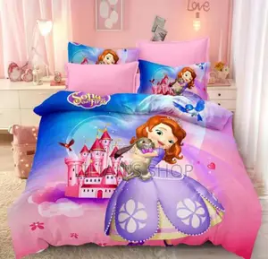 Kids Girls Cartoon Character Duvets -3 PCS