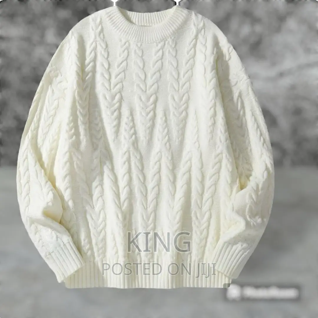 Starmore Sweater. White or Mustard