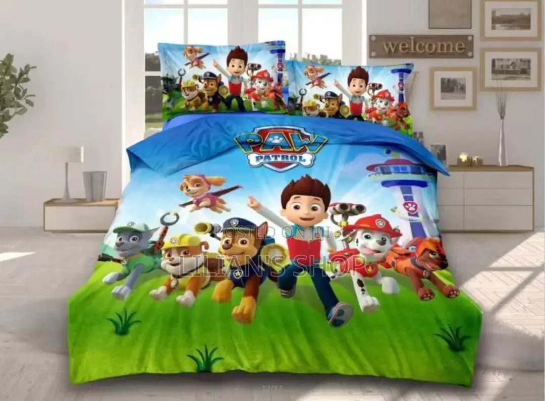 Kids Boys Cartoon Character Duvets-3pcs