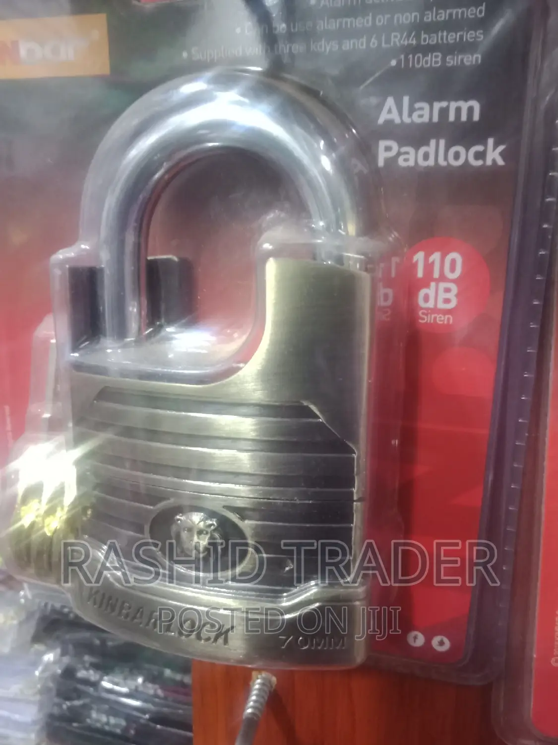 Steel Alarm Padlock