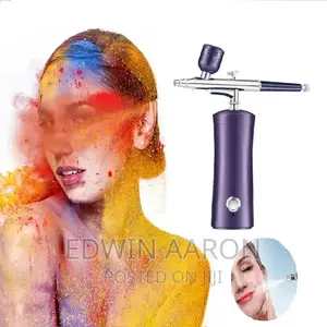 Portable Rechargeable Airbrush With Compressor Gun