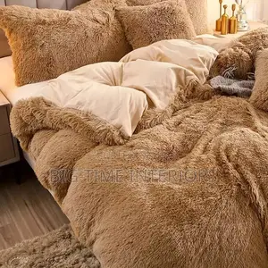 3pcs Faux Fur Duvet Set