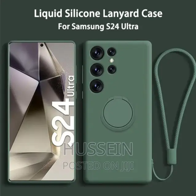 Liquid Silicone Magnetic Holder Case for Samsung Galaxy S24