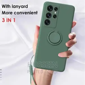 Liquid Silicone Magnetic Holder Case for Samsung Galaxy S24