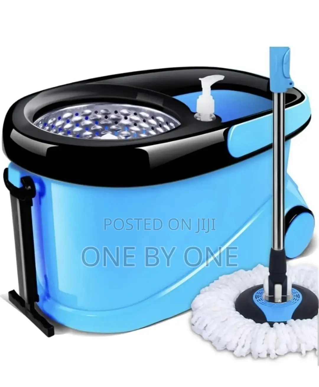 Spin Mopper Dual-Use Mop Bucket Rotating With Wheels