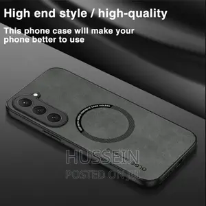 Photo - Magnetic for Magsafe Leather Case for Samsung Galaxy S23 S22