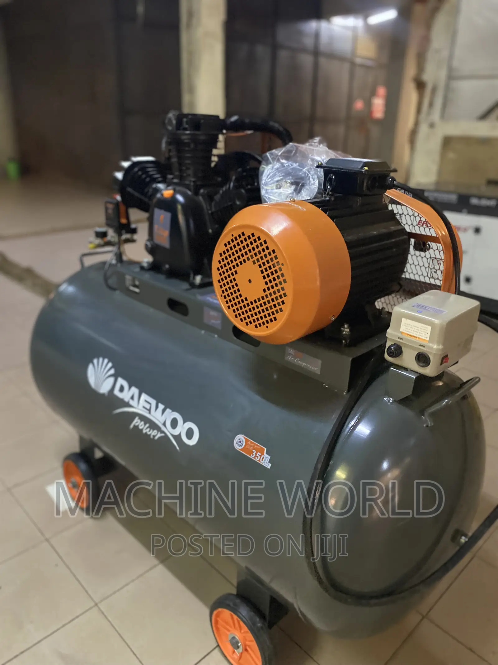 DAEWOO 350ltrs Air Compressor 7.5hp (380v)