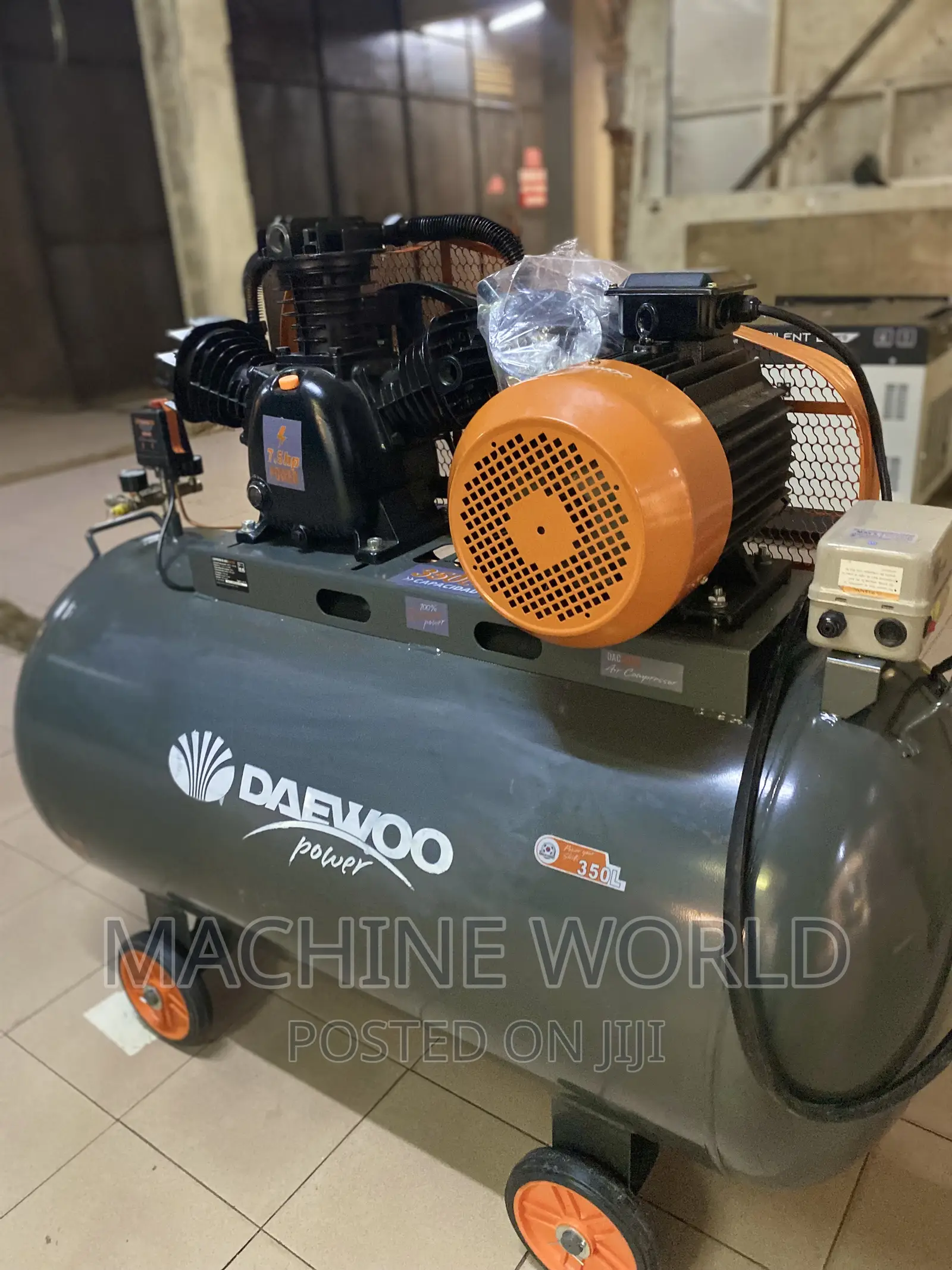 DAEWOO 350ltrs Air Compressor 7.5hp (380v)