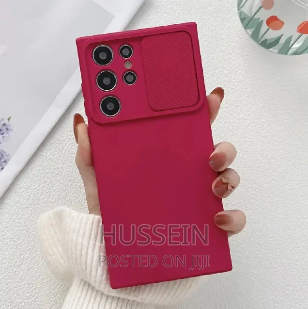 Luxury Slide Window Camera Protection Case for Samsung Galax
