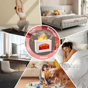 Aromatherapy Flame Humidifier |Diffuser Room Decor Fragrance