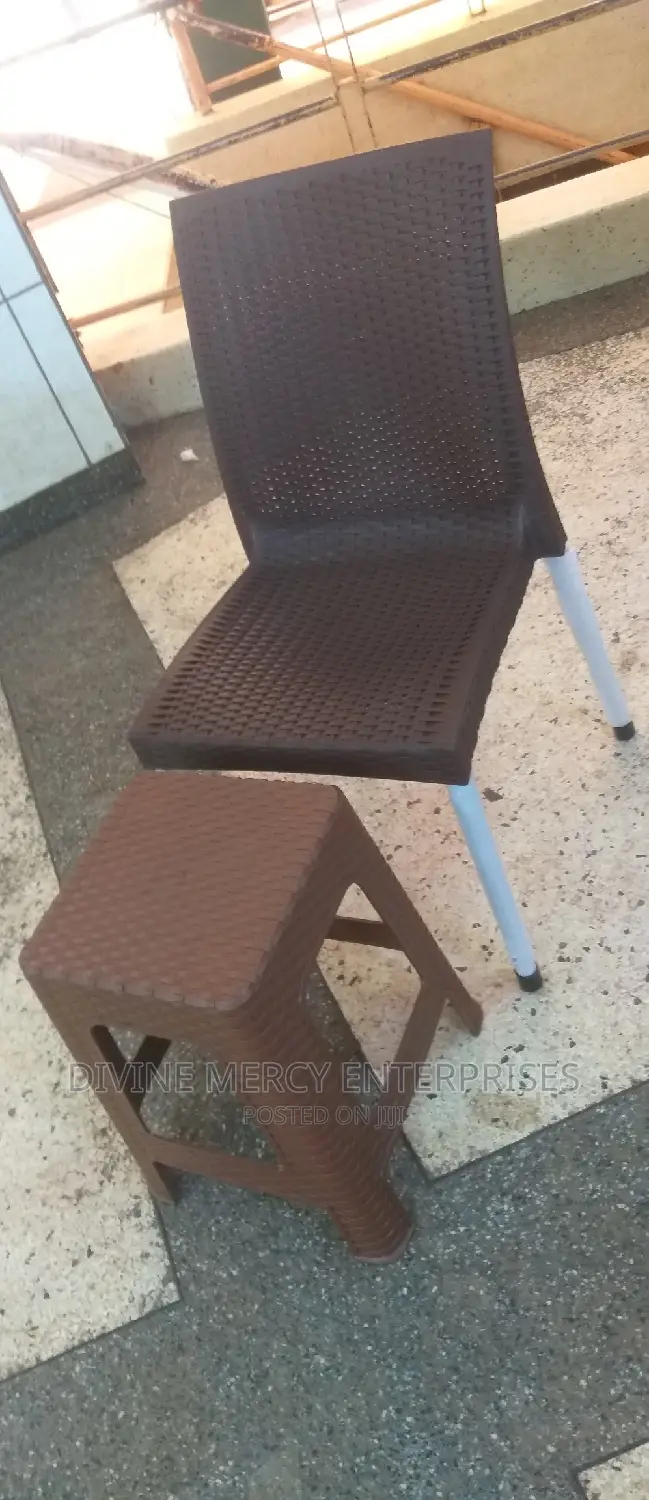 Astool and Armless Chair