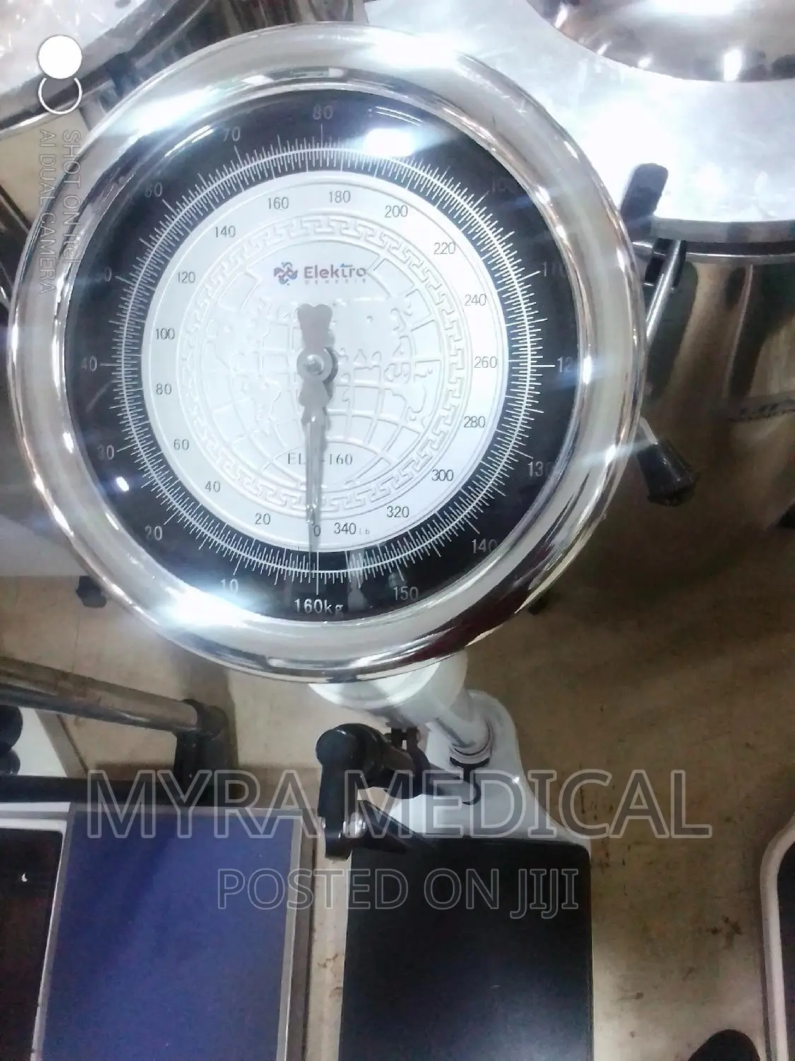 Weighing Scale With a Height Board