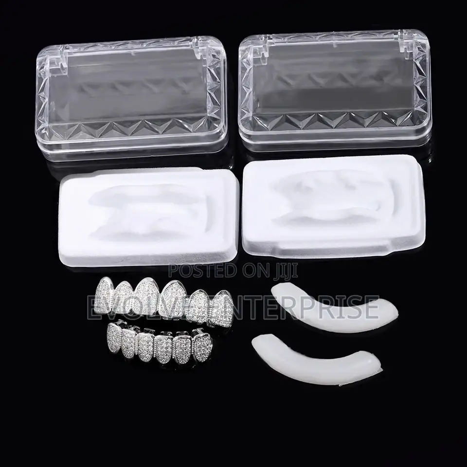 Hip Hop Gold Silver Color Teeth Grillz Men Women