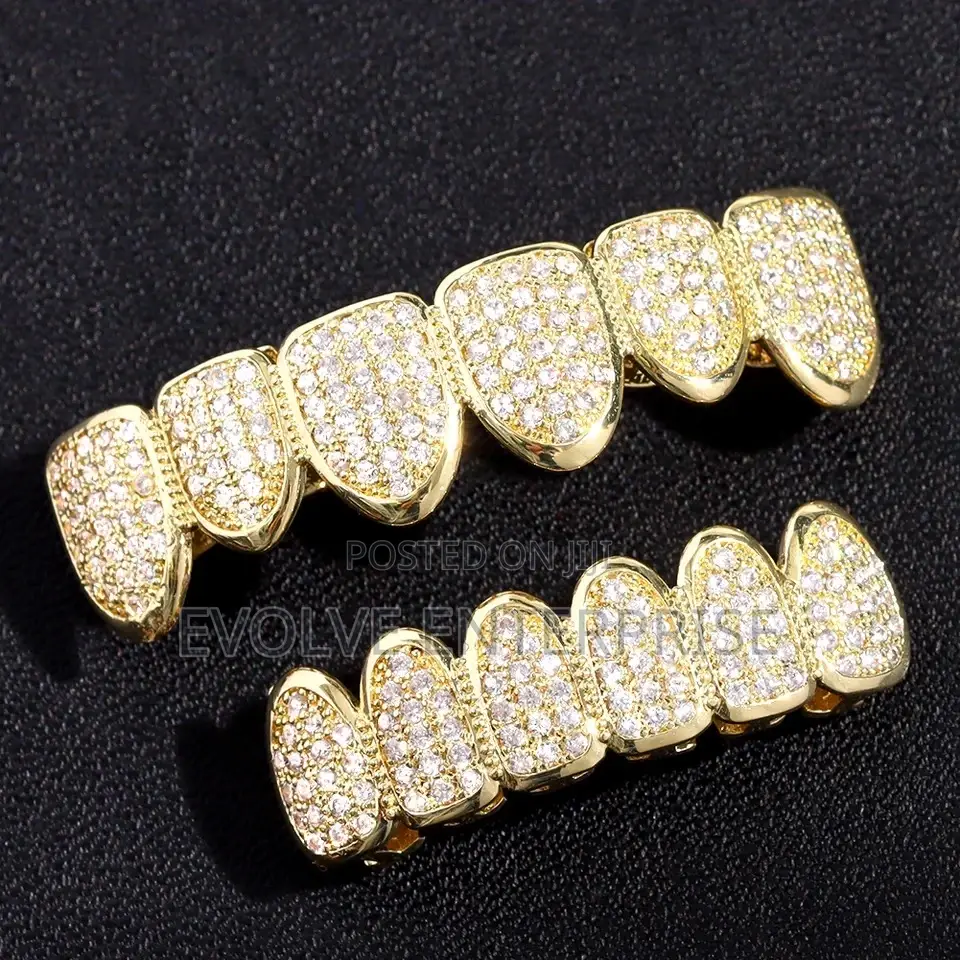 Hip Hop Gold Silver Color Teeth Grillz Men Women