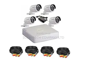 4 Channel CCTV Camera Kit Full HD