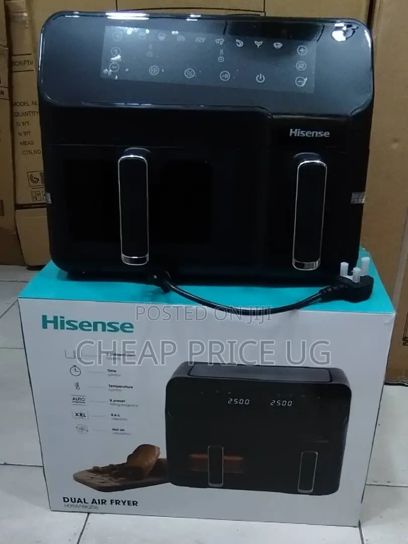 8.6 Litres Hisense Dual Double Air Fryer