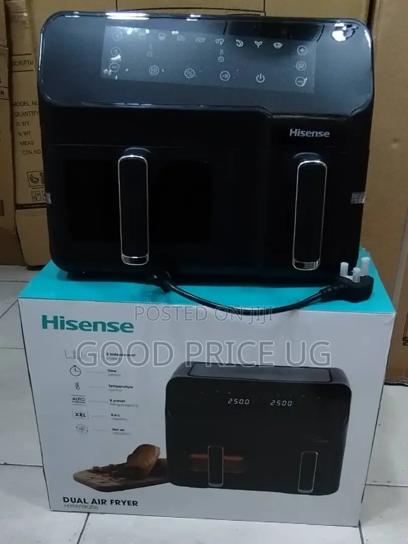 8.6 Litres Hisense Dual Double Air Fryer