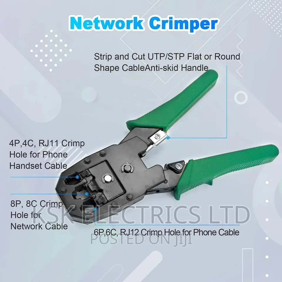 Crimping Cable Cuttertools Pliers Multifunction Network