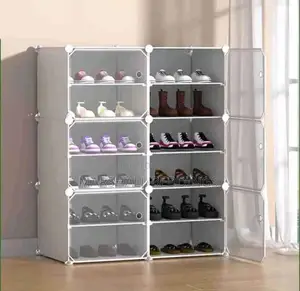 Photo - White Plastic Storage Wardrobe