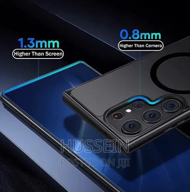 Magnetic Luxury Matte Phone Case for Samsung Galaxy S24 Ultr
