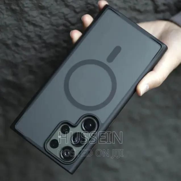 Magnetic Luxury Matte Phone Case for Samsung Galaxy S24 Ultr
