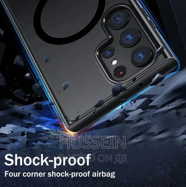 Magnetic Luxury Matte Phone Case for Samsung Galaxy S24 Ultr