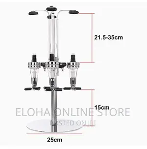 Rotating 4 Bar Bottle Drink Stand
