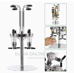 Rotating 4 Bar Bottle Drink Stand
