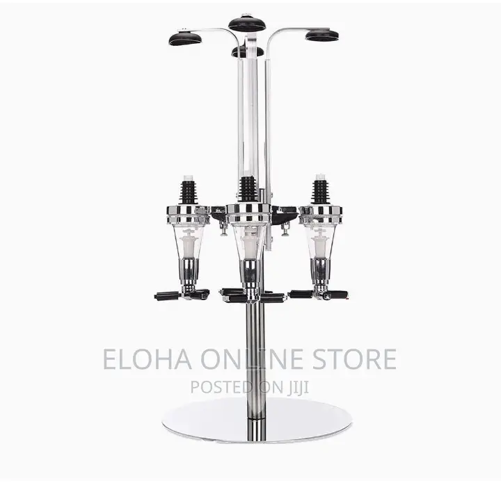 Rotating 4 Bar Bottle Drink Stand
