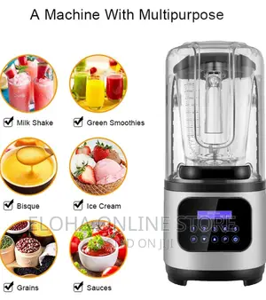 Heavy Duty Blender and Food Processor With Sound Proof