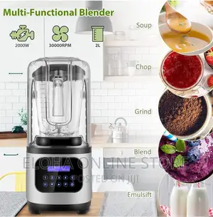 Heavy Duty Blender and Food Processor With Sound Proof