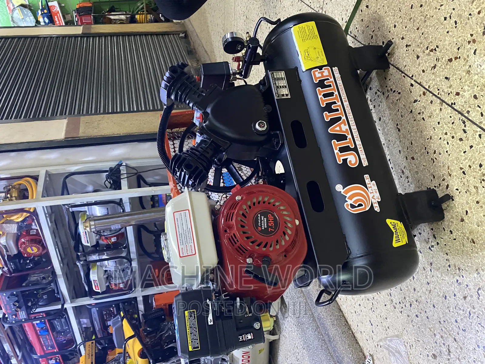 Jialile 50 Liters Double Piston Air Compressor Gasoline