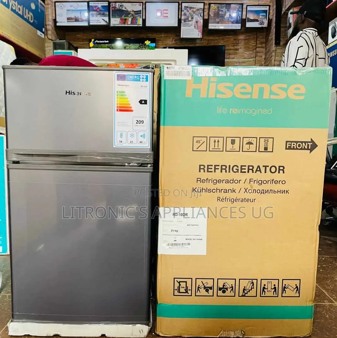 120litres Double Door Hisense Refrigerator