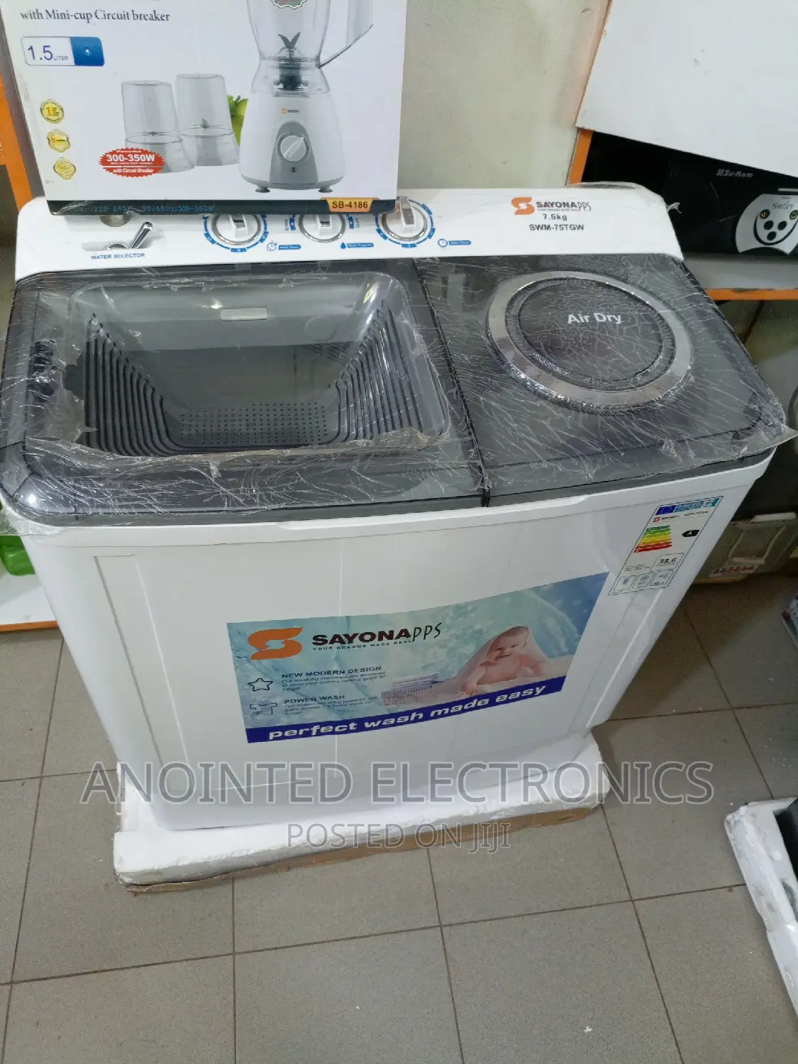Sayona Washing Machine 7.5kg