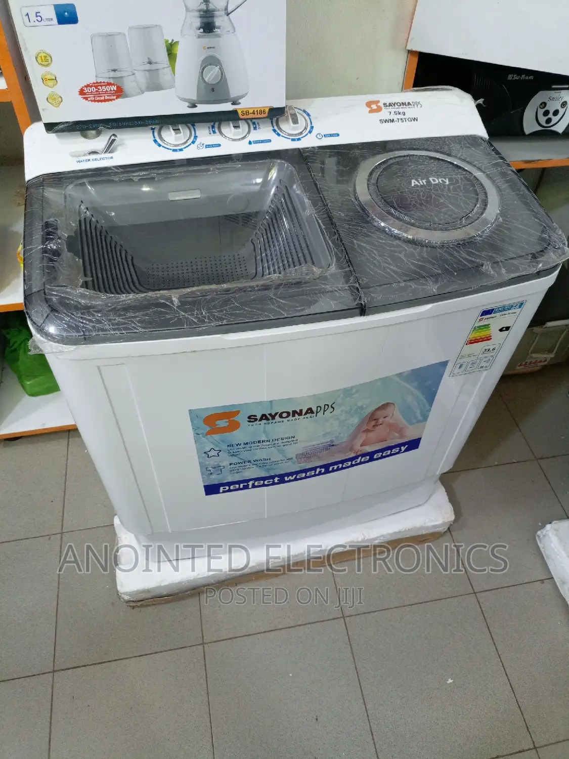 Sayona Washing Machine 7.5kg