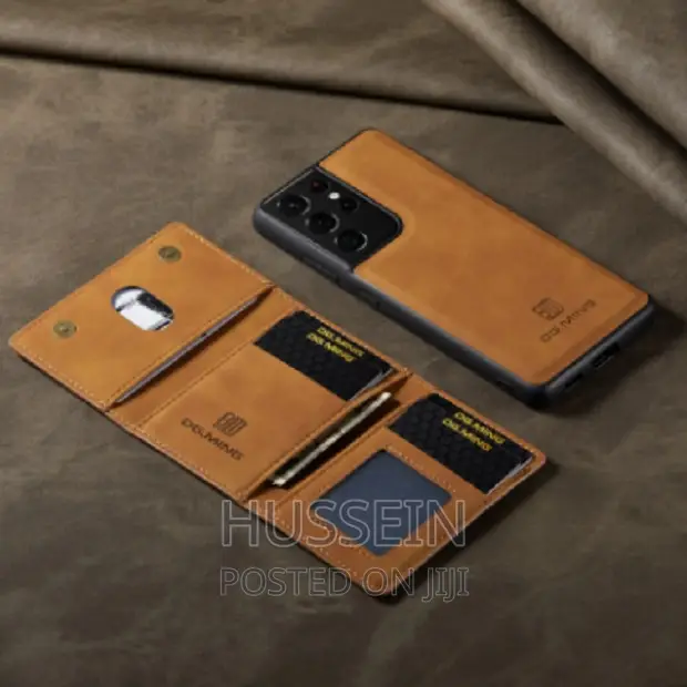 Luxury Leather Magnetic Attraction Phone Case for Samsung Ga
