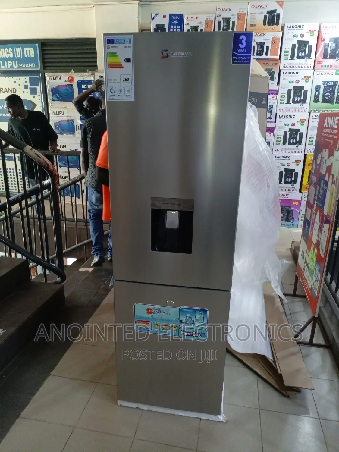 Sayona Double Double Fridge 380L